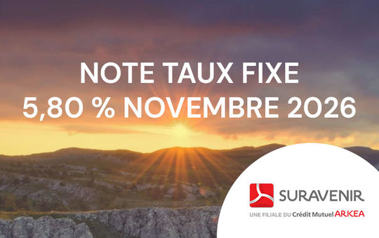 Note Taux Fixe 5,80 % Novembre 2026 (FR1459ABG752)