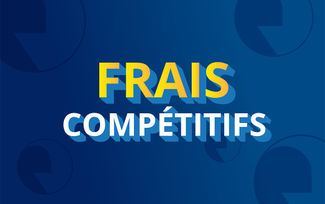 Des frais parmi les plus compétitifs du marché :